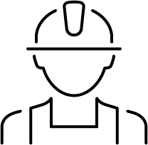 Construction-crew-member-icon